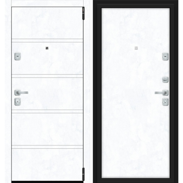 Входная дверь Эльпорта M 8.П50 Snow Art/Snow Art