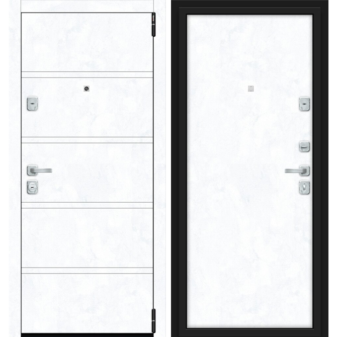 Входная дверь Эльпорта M 8.П50 Snow Art/Snow Art