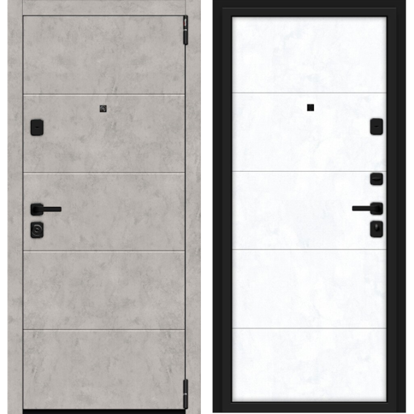 Входная дверь Эльпорта Porta M 4.4 Grey Art/Snow Art