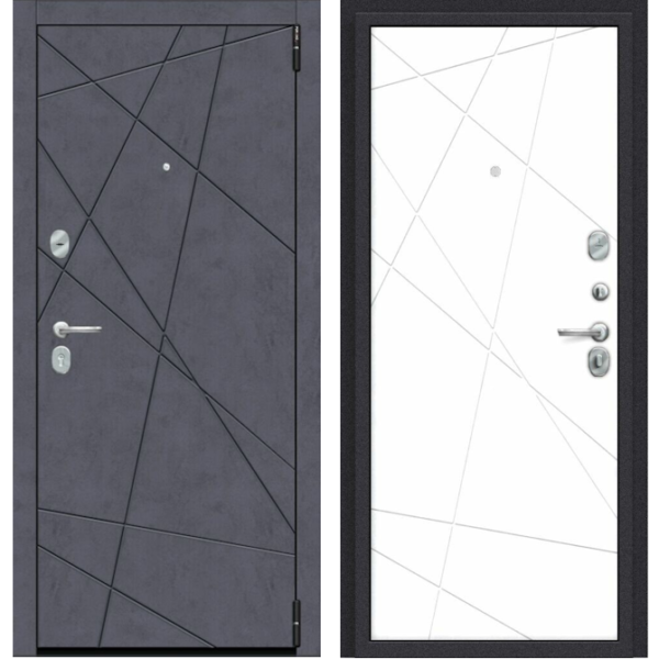 Входная дверь Эльпорта Porta R 15.15 Graphite Art/Super White