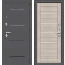 Входная дверь Эльпорта Porta S 104.П22 Антик Серебро/Cappuccino Veralinga