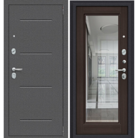 Входная дверь Эльпорта Porta S 104.П61 Антик Серебро/Wenge Veralinga