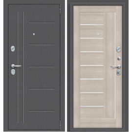 Входная дверь Эльпорта Porta S 109.П29 Антик Серебро/Cappuccino Veralinga