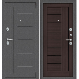 Входная дверь Эльпорта Porta S 109.П29 Антик Серебро/Wenge Veralinga