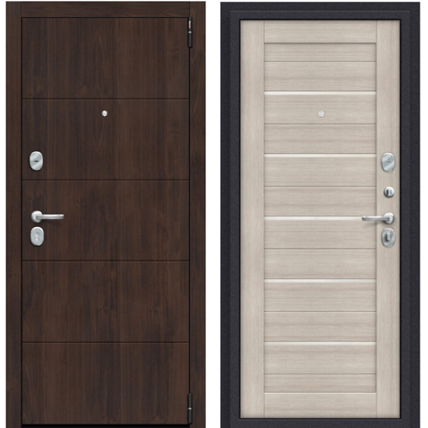 Входная дверь Эльпорта Porta S 4.П22 Almon 28/Cappuccino Veralinga