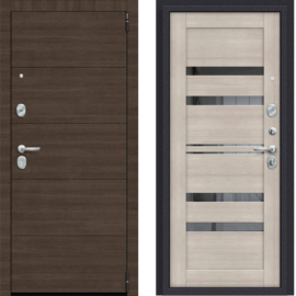 Входная дверь Эльпорта Porta S 4.П30 Brownie/Cappuccino Veralinga