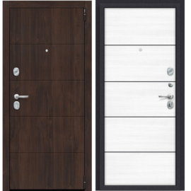 Входная дверь Эльпорта Porta S 4.П50 (AB-6) Almon 28/Snow Veralinga