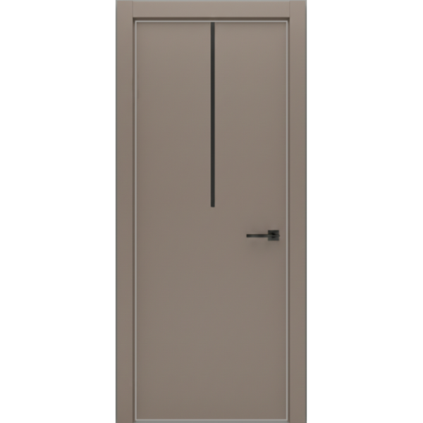 Межкомнатная дверь Экошпон ISTOKDOORS Контур 103 алюминиевая кромка