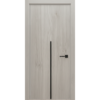 Межкомнатная дверь Экошпон ISTOKDOORS Контур 104 алюминиевая кромка