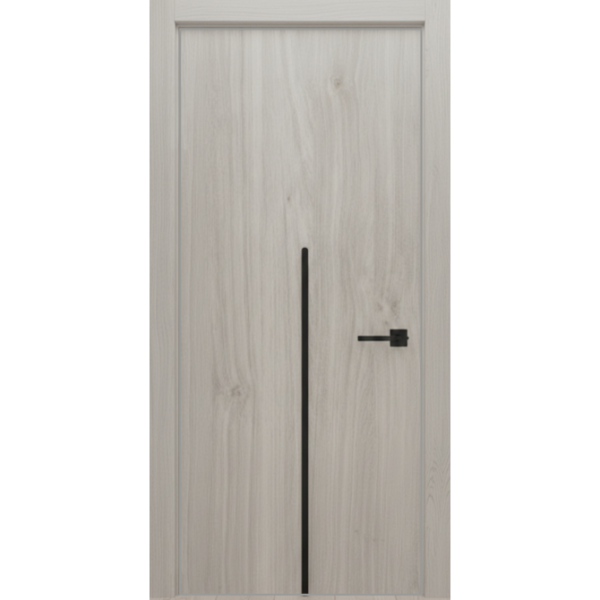 Межкомнатная дверь Экошпон ISTOKDOORS Контур 104 алюминиевая кромка