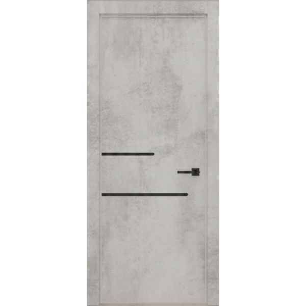 Межкомнатная дверь Экошпон ISTOKDOORS Контур 112 алюминиевая кромка