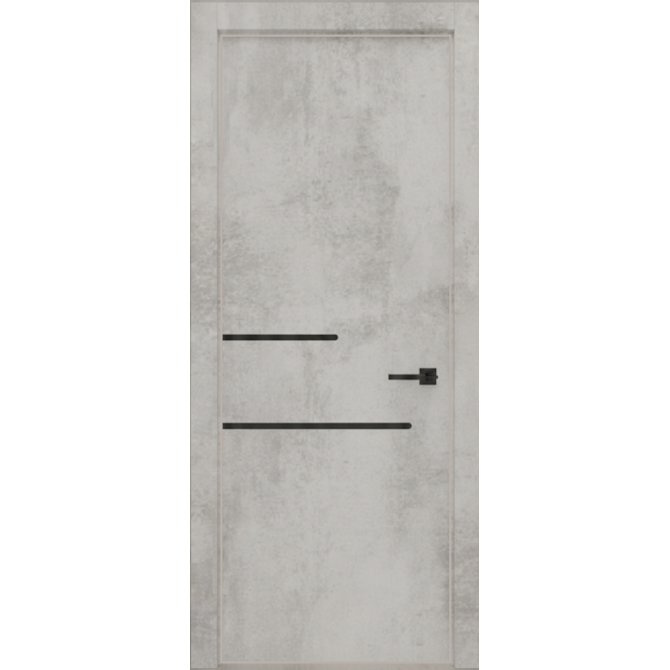 Межкомнатная дверь Экошпон ISTOKDOORS Контур 112 алюминиевая кромка