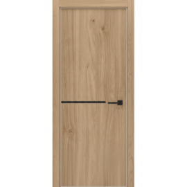 Межкомнатная дверь Экошпон ISTOKDOORS Контур 113 алюминиевая кромка