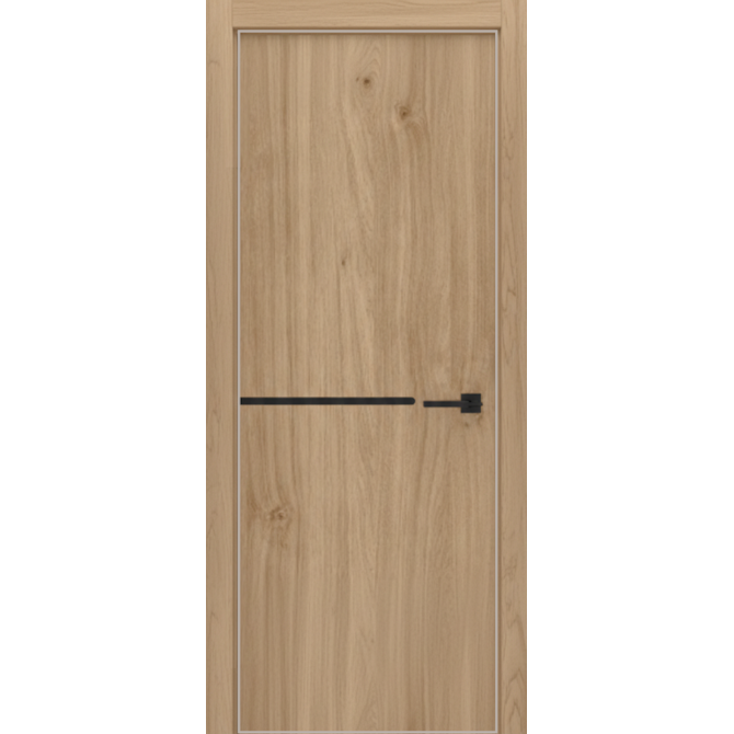 Межкомнатная дверь Экошпон ISTOKDOORS Контур 113 алюминиевая кромка