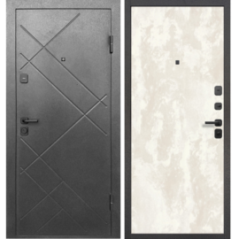 Входная дверь RONIN 7 Штамп Букле Перламутр